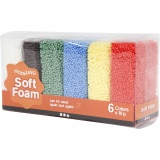 Soft Foam, Standard-Farben, 6x10 g/ 1 Pck