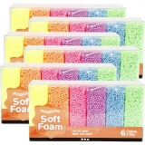 Soft Foam, Sortierte Farben, 6 Pck/ 1 Pck