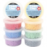 Foam Clay Large, Sortierte Farben, 8x20 g/ 1 Pck