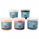 Foam Clay® , Primärfarben, 5x560 g/ 1 Pck