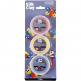 Silk Clay®, Blau, Rot, Gelb, 3x14 g/ 1 Pck