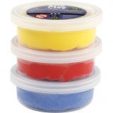 Silk Clay®, Blau, Rot, Gelb, 3x14 g/ 1 Pck