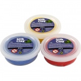 Silk Clay®, Blau, Rot, Gelb, 3x14 g/ 1 Pck