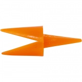 Hühnerschnäbel, L 30 mm, Orange, 50 Stk/ 1 Pck