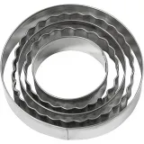 Ausstechformen, Kreis, Größe 8 cm, 5 Stk/ 1 Pck