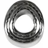 Ausstechformen, Ei, Größe 8 cm, 5 Stk/ 1 Pck