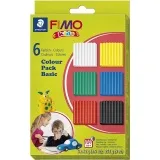 FIMO® Kids Clay, Standard-Farben, 6x42 g/ 1 Pck