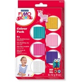 FIMO® Kids Clay, Zusätzliche Farben, 6x42 g/ 1 Pck