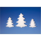 Giessform, Tanne, H 6+8+10 cm, T 9 mm, Größe 14,9x22 cm, 1 Stk