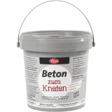 Beton-Modelliermasse, Grau, 1500 g/ 1 Pck