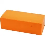 Knetmasse, Größe 13x6x4 cm, Orange, 500 g/ 1 Pck