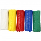 Knetmasse, H 9,5 cm, Sortierte Farben, 5x80 g/ 1 Pck