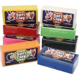 Knetmasse, Sortierte Farben, 8x500 g/ 1 Pck