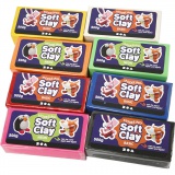 Knetmasse, Sortierte Farben, 8x500 g/ 1 Pck