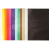 Glanzpapier, Blatt 24x32 cm, 80 g, Sortierte Farben, 50 Bl./ 1 Pck