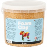 Foam Clay® , Metallic, Gold, 560 g/ 1 Eimer