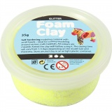 Foam Clay® , Glitter, Gelb, 35 g/ 1 Dose