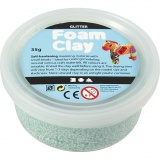 Foam Clay® , Glitter, Hellgrün, 35 g/ 1 Dose