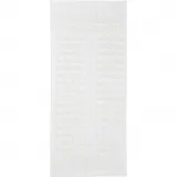 Sticker, Blatt 10x23 cm, Weiß, 1 Bl.