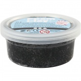 Foam Clay® , Schwarz mit Glitter, 35 g/ 1 Dose