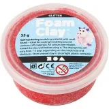 Foam Clay® , Glitter, Rot, 35 g/ 1 Dose