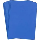 Moosgummi , A4, Blatt 210x297 mm, Dicke 2 mm, Dunkelblau, 10 Bl./ 1 Pck
