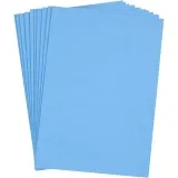 Moosgummi , A4, Blatt 210x297 mm, Dicke 2 mm, Hellblau, 10 Bl./ 1 Pck