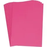 Moosgummi , A4, Blatt 210x297 mm, Dicke 2 mm, Pink, 10 Bl./ 1 Pck