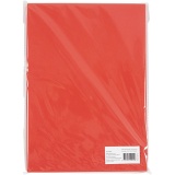 EVA-Schaumstoff, A4, Blatt 210x297 mm, Dicke 2 mm, Rot, 10 Bl./ 1 Pck