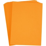 EVA-Schaumstoff, A4, Blatt 210x297 mm, Dicke 2 mm, Orange, 10 Bl./ 1 Pck