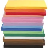 Moosgummi , A4, Blatt 210x297 mm, Dicke 2 mm, 15x10 Bl./ 1 Pck
