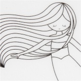 Plastikschrumpfplatten mit Motiven, Meerjungfrau, Blatt 10,5x14,5 cm, Dicke 0,3 mm, Matt transparent, 4 Bl./ 1 Pck