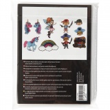 Plastikschrumpfplatten mit Motiven, Blatt 10,5x14,5 cm, Dicke 0,3 mm, 36 Bl./ 1 Pck
