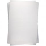 Plastikschrumpfplatten, 20x30 cm, Dicke 0,3 mm, Glänzend transparent, 100 Bl./ 1 Pck