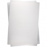 Plastikschrumpfplatten, Blatt 20x30 cm, Dicke 0,3 mm, Glänzend transparent, 100 Bl./ 1 Pck