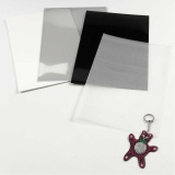 Plastikschrumpfplatten, Blatt 20x30 cm, Dicke 0,3 mm, Mattweiß, 10 Bl./ 1 Pck