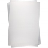 Plastikschrumpfplatten, 20x30 cm, Dicke 0,3 mm, Matt transparent, 10 Bl./ 1 Pck