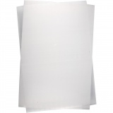 Plastikschrumpfplatten, Blatt 20x30 cm, Dicke 0,3 mm, Matt transparent, 10 Bl./ 1 Pck