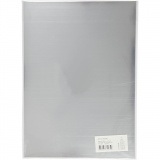 Spiegelfolie aus Plastik, Blatt 29,5x21 cm, Dicke 1,1 mm, 1 Bl.