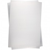 Plastikschrumpfplatten, 20x30 cm, Dicke 0,3 mm, Glänzend transparent, 10 Bl./ 1 Pck