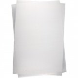 Plastikschrumpfplatten, Blatt 20x30 cm, Dicke 0,3 mm, Glänzend transparent, 10 Bl./ 1 Pck