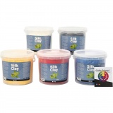 Silk Clay®, Primärfarben, 5x650 g/ 1 Pck