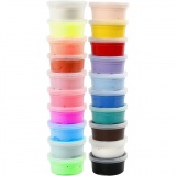 Silk Clay®, Sortierte Farben, 20x40 g/ 1 Pck