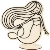 Deko-Figur, Meerjungfrau, H 18 cm, 1 Stk