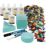 Mosaik-Ornamente, 40 Stck., 1 Set