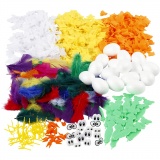 Material-Set Osterküken, H 6 cm, 16 Stck., 1 Set