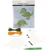 Mini Bastelset, Dinosaurier, 1 Pck
