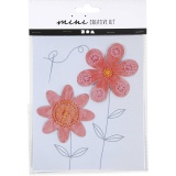 Mini Kreativ Set, Blumen, 1 Pck