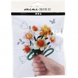 Mini Kreativ Set, Blumen, 1 Pck