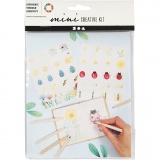 Mini Kreativ Set, Insekten, 1 Pck